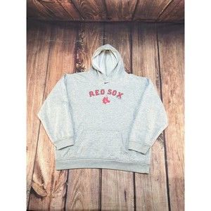 YOUTH Nike Boston Red Sox Graphic Pullover Logo Hoodie Size XL
